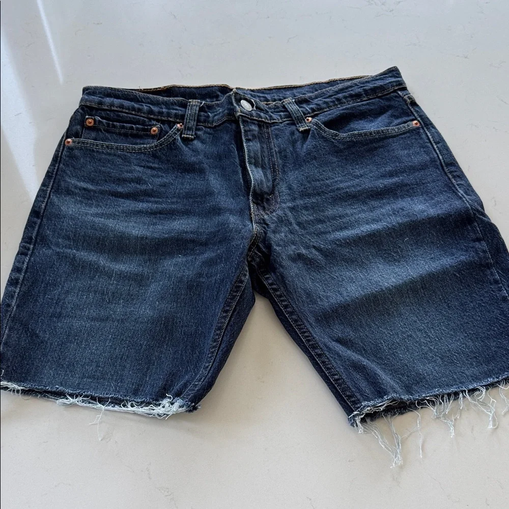 Levi's 511 Dark Blue Jean Shorts 34